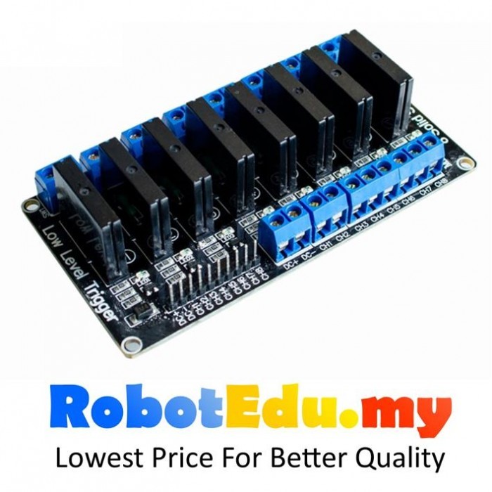 5V DC 1 2 4 8 Channels Ways SSR Solid State Switch Relay Trigger