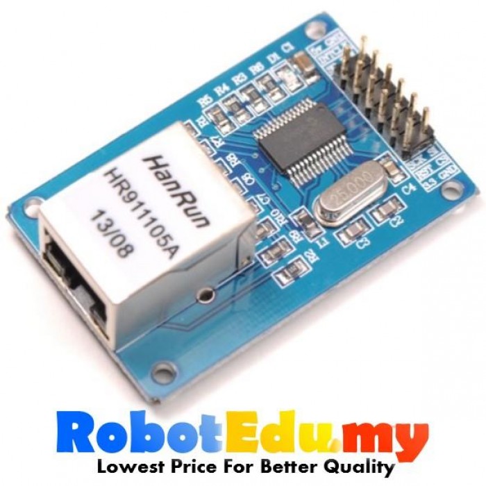 Arduino LAN ENC28J60 Ethernet Module Board // HR911105A