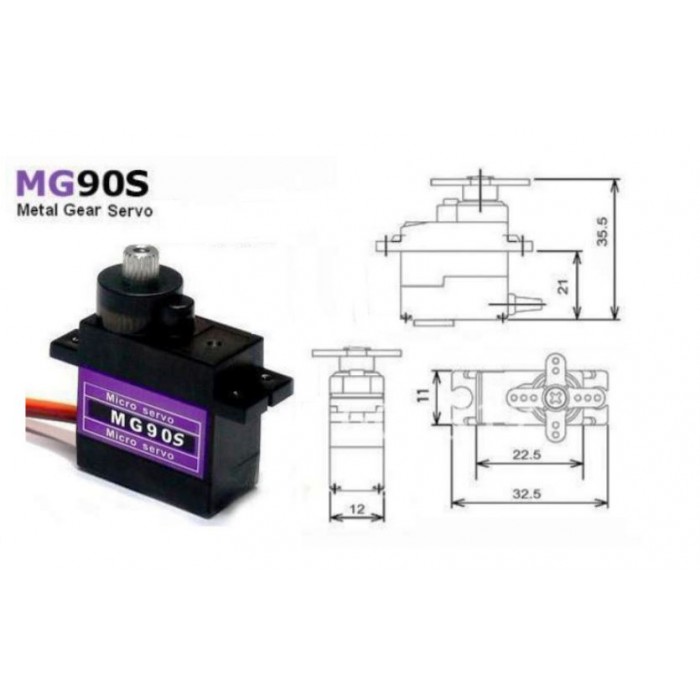 MG995 MG996r SG90 MG90s S3003 Metal / Plastic Gear Micro Servo Motor