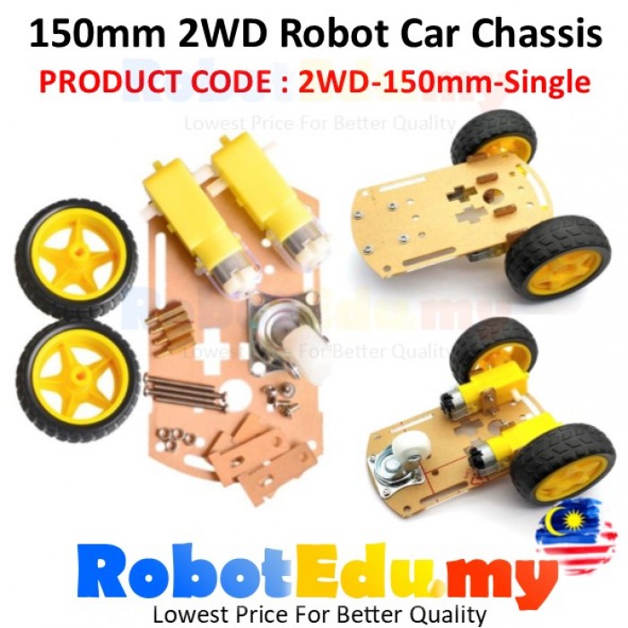 Arduino 2WD 4WD Acrylic Aluminium Single / Double Layer Mini Large ...