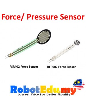FSR402 / RFP602 Round Flat Film Pressure Force Sensitive Resistor ...