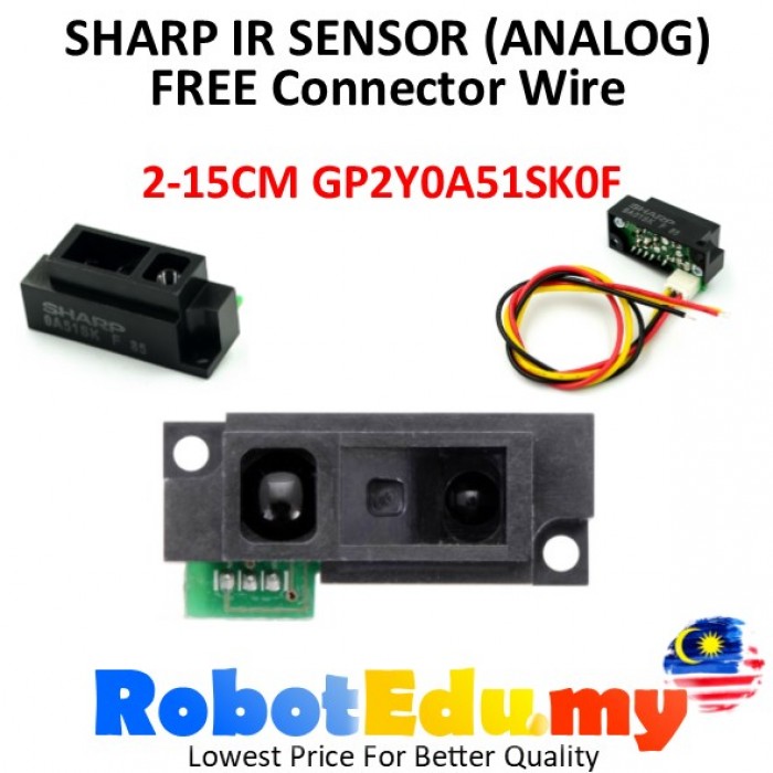 Sharp Infrared IR Analog Range Finder Sensor 2-15cm 4-30cm 10-80cm 20 ...
