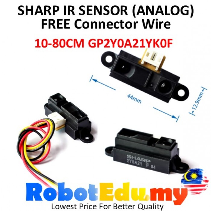 Sharp Infrared IR Analog Range Finder Sensor 2-15cm 4-30cm 10-80cm 20 ...