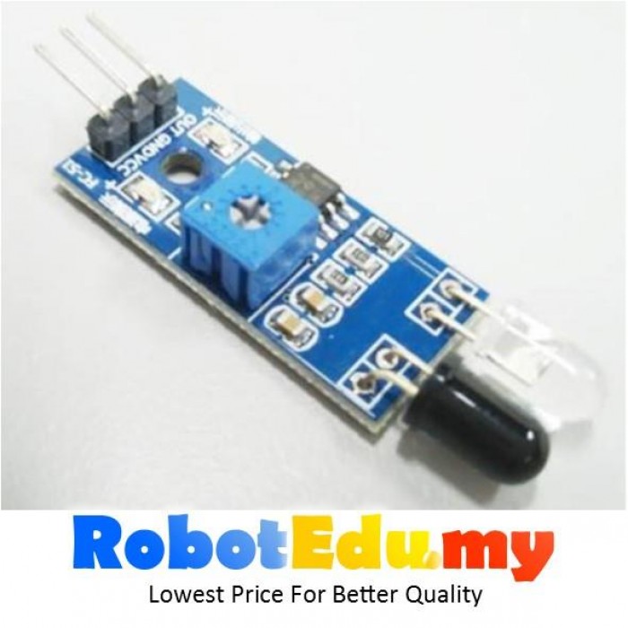Arduino Adjustable IR Infrared Range Finder Obstacles Avoid Sensor
