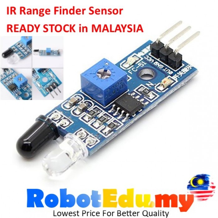 Arduino Adjustable IR Infrared Range Finder Obstacles Avoid Sensor
