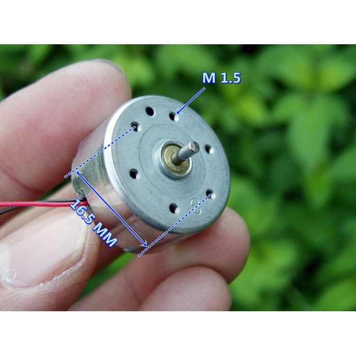 DC 5V6V 6600RPM Mini 300 Solar Power Motor Low Noise Small Round Toy