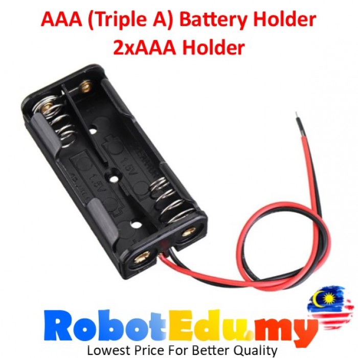 Battery Holder / Casing with On & Off Switch Single / Double Slot AA